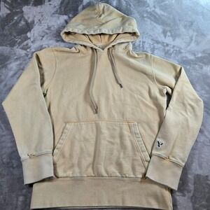 American Eagle Outfitters Super Soft Hoodie Y2K Tan Beige Pullover Sweatshirt XS